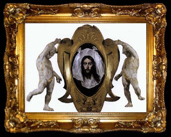 framed  GRECO, El Escutcheon, ta009-2